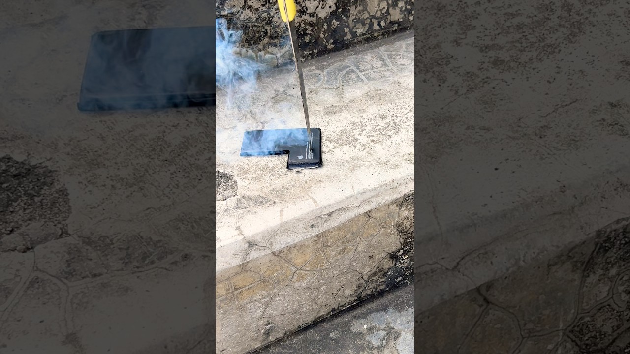 Тест на взрывоопасность аккумулятора iPhone. 