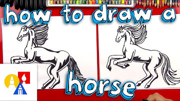 How To Draw A Realistic Horse (Part 1)