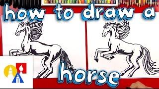 How To Draw A Realistic Horse (Part 1)