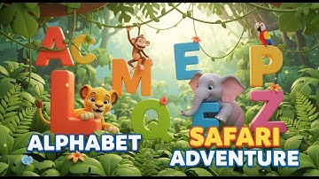 Alphabet Safari Adventure | ABC Learning with Jungle Animals | Animagic Studio
