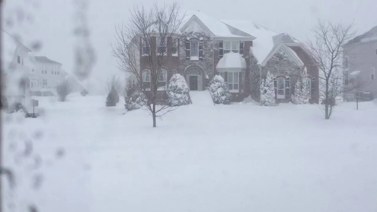 30 inches of snow in Feb 2016 YouTube