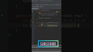 java Program || Sorting || SELECTION SORT || #shorts #java #programming || Code Else screenshot 5