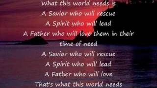 Watch Casting Crowns What This World Needs video