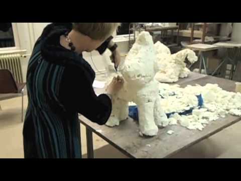 Create paper mache sculptures / papier mache beelden maken / hacer papel esculturas - YouTube