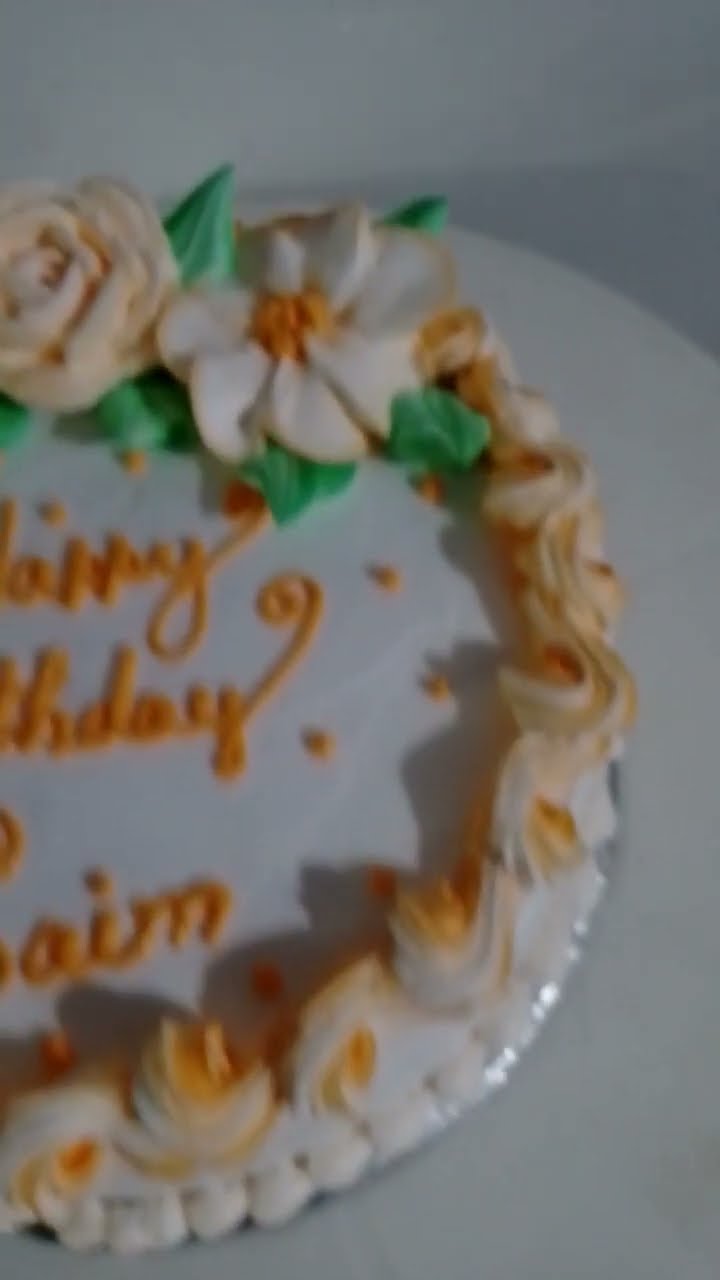 bakery style cake in my creation #explore #cake #howtomakcake # ...