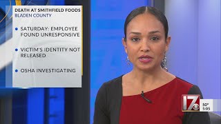 Employee found dead at Smithfield Foods facility in Bladen County
