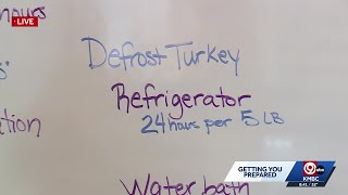 Thanksgiving food preparation safety tips