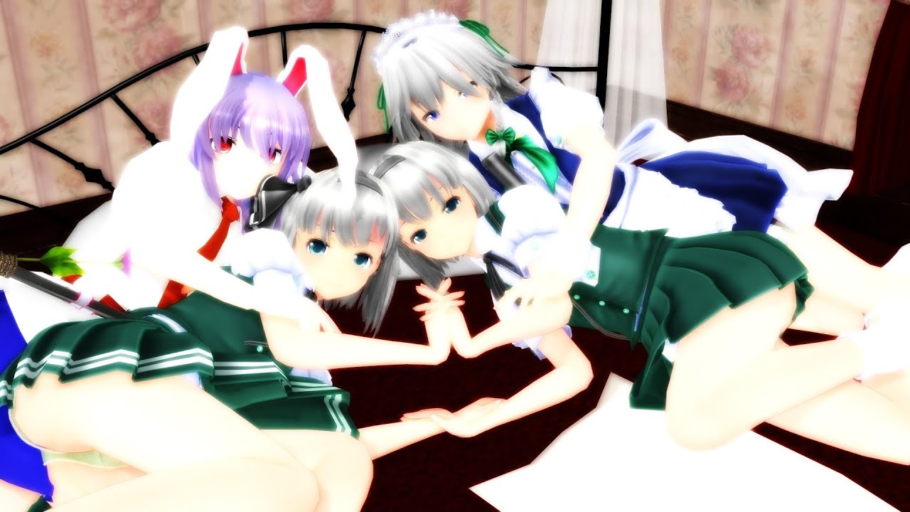 【東方MMD】4人の恋物語【紙芝居】