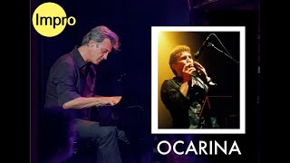 Song of Ocarina Diego Modena  Franck Monbaylet arranger pianist on stage at the Kremlin Moscow