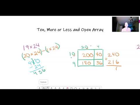Multiplication Strategies  Ten, More or Less and Open Array mp4