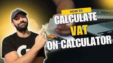 How to calculate VAT on calculator