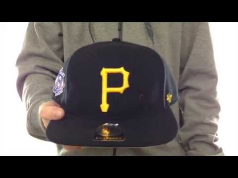 Pirates 'SURE-SHOT SNAPBACK' Black Hat by Twins 47 Brand