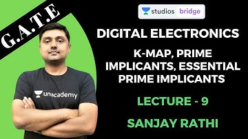 L9: K-Map, PRIME IMPLICANTS, Essential Prime Implicants Part 1 | Digital Electronics for GATE Exam