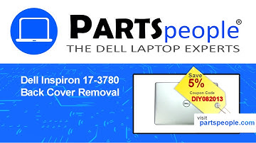 Dell Inspiron 17-3780 (P35E004) Back Cover How-To Video Tutorial