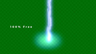 Electric Effect Green Screen Stock Footage