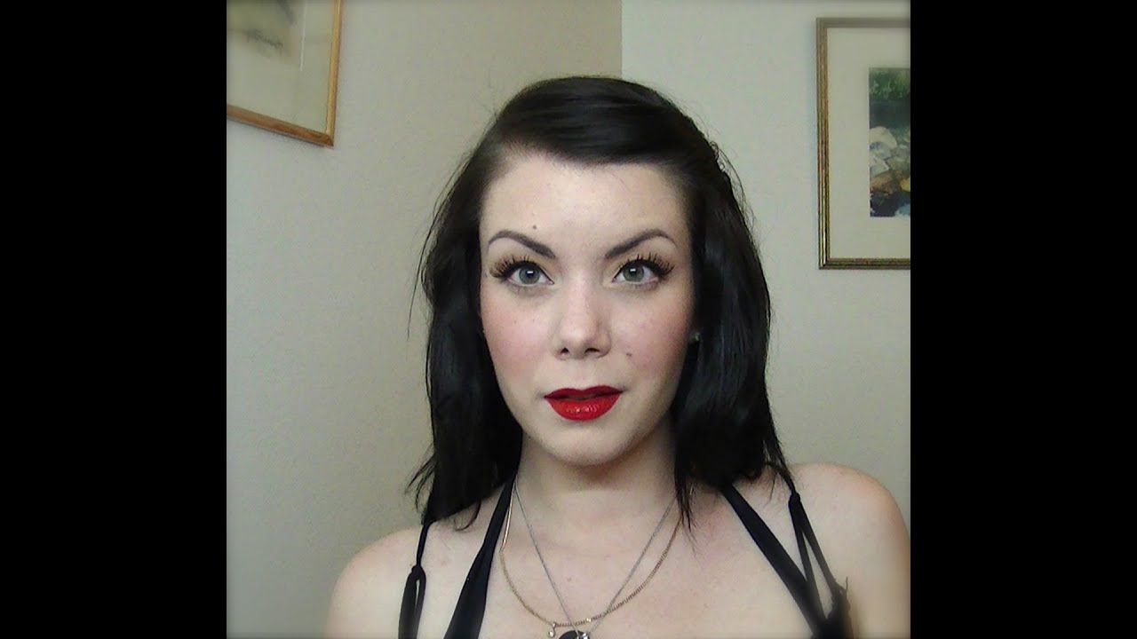 Quick Easy Classic 50s Pin Up Make Up Tutorial Inspired By Bettie