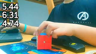 Sub 6 on Stackmat with YJ MGC 2x2 | Cubing 2403
