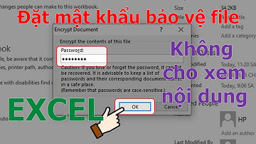 Cách đặt mật khẩu khoá bảo vệ file EXCEL không cho xem nội dung❤ Việt Nam Channel ❤