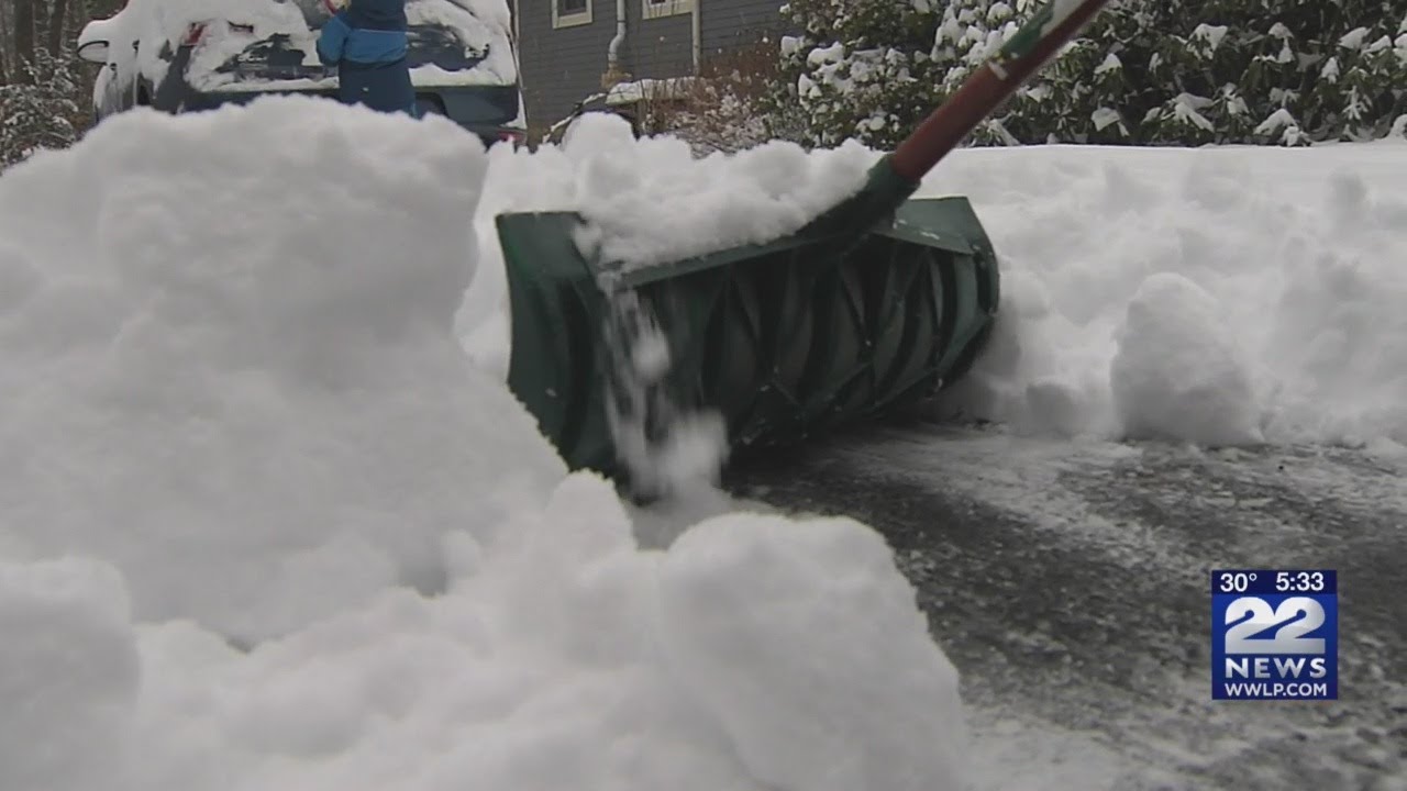 Northampton residents buried under wet, heavy snow