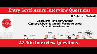 Azure Interview Questions