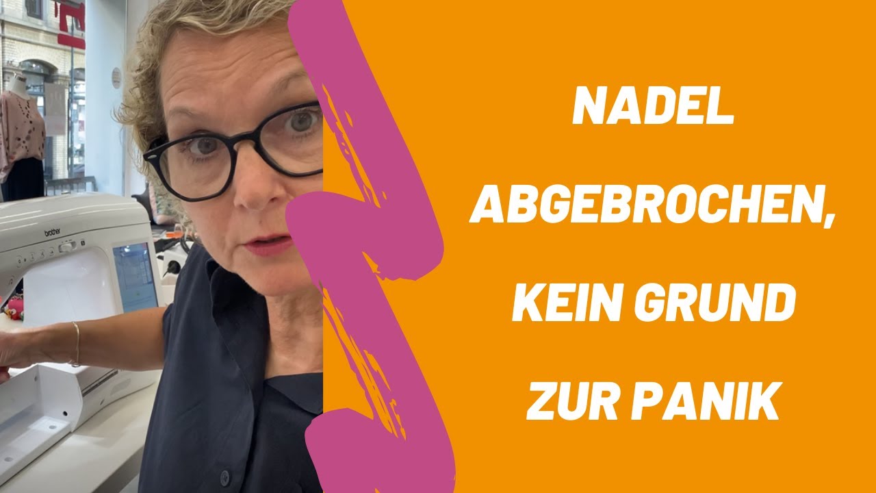 Nadel abgebrochen, kein Grund zur Panik. YouTube