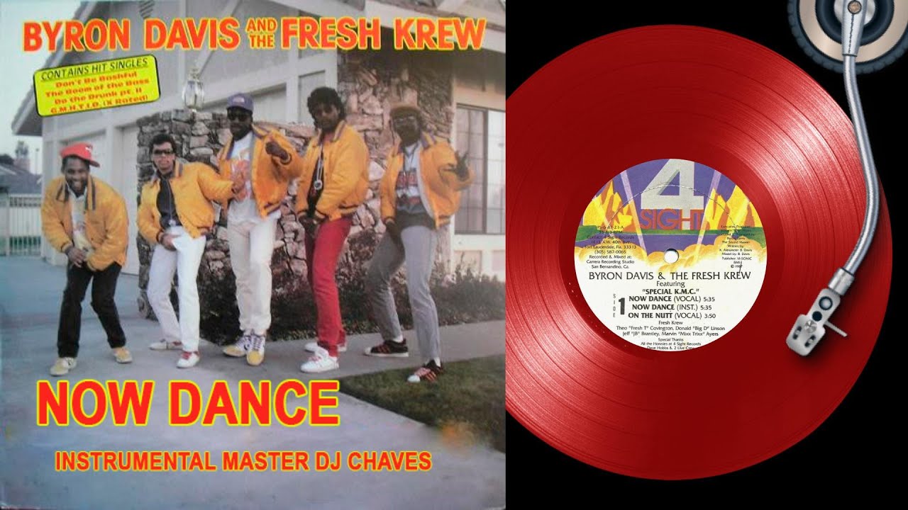 Byron Davis & The Fresh Krew - Now Dance (Instrumental Master DJ Chaves)