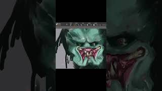 Full Timelapse Of My Painting Of The Predator
