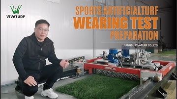 Sports Artificial Grass Anti Wearing Test - Preparation