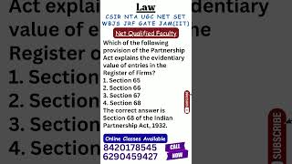 UGC NET Law I Net Qualified Faculty I Online Class Available #law #ugcnet #yt #clat #judiciary #yt