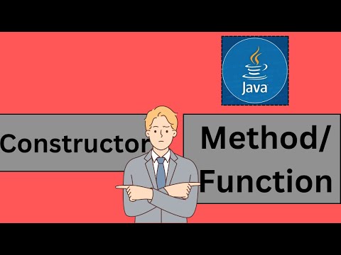 #994 Java  Interview Questions | Constructor vs method in java | Function vs constructor Java