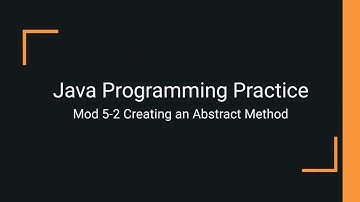 Java Practice Examples - Module 5-2 Abstract Methods in an Interface