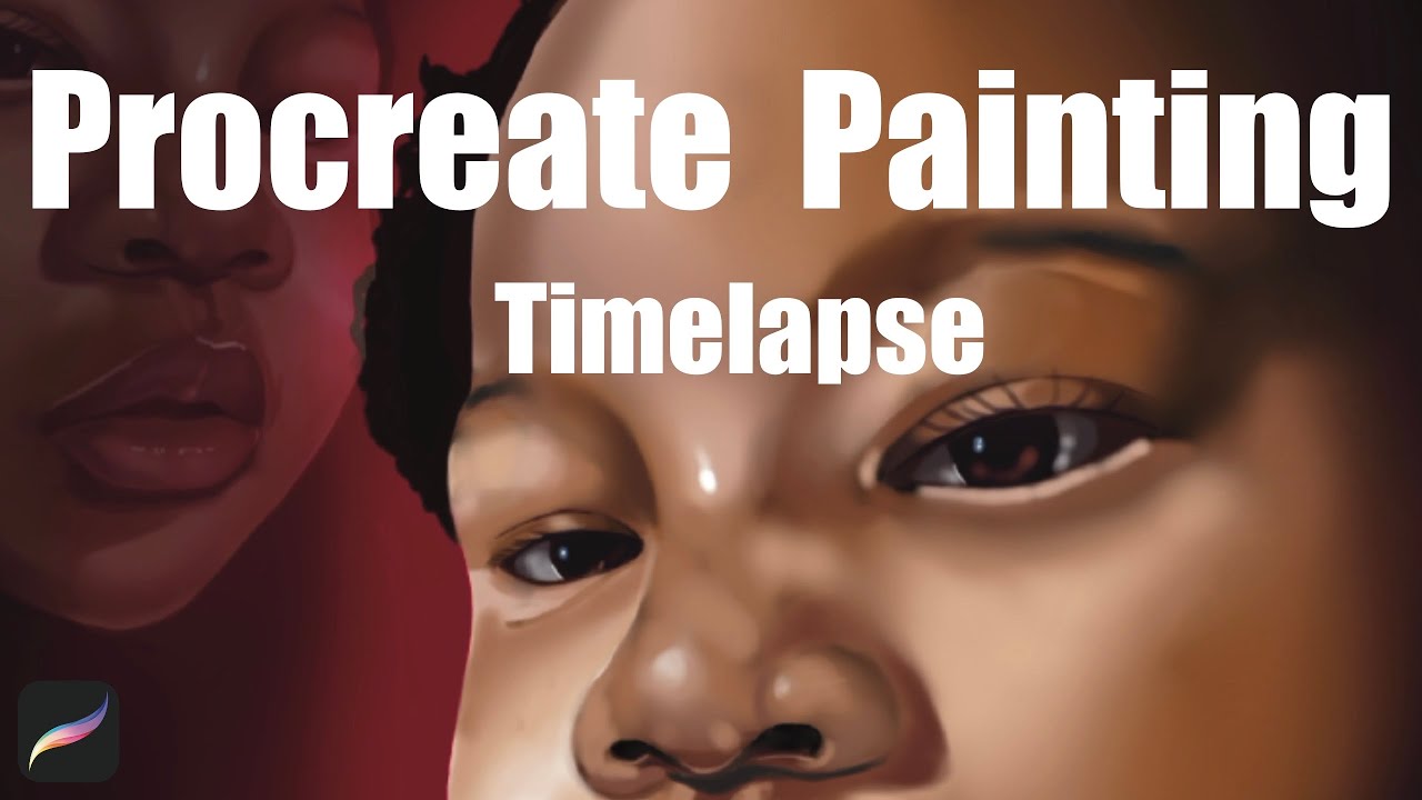Drawing in Procreate iPad Pro Timelapse Part 1 - YouTube