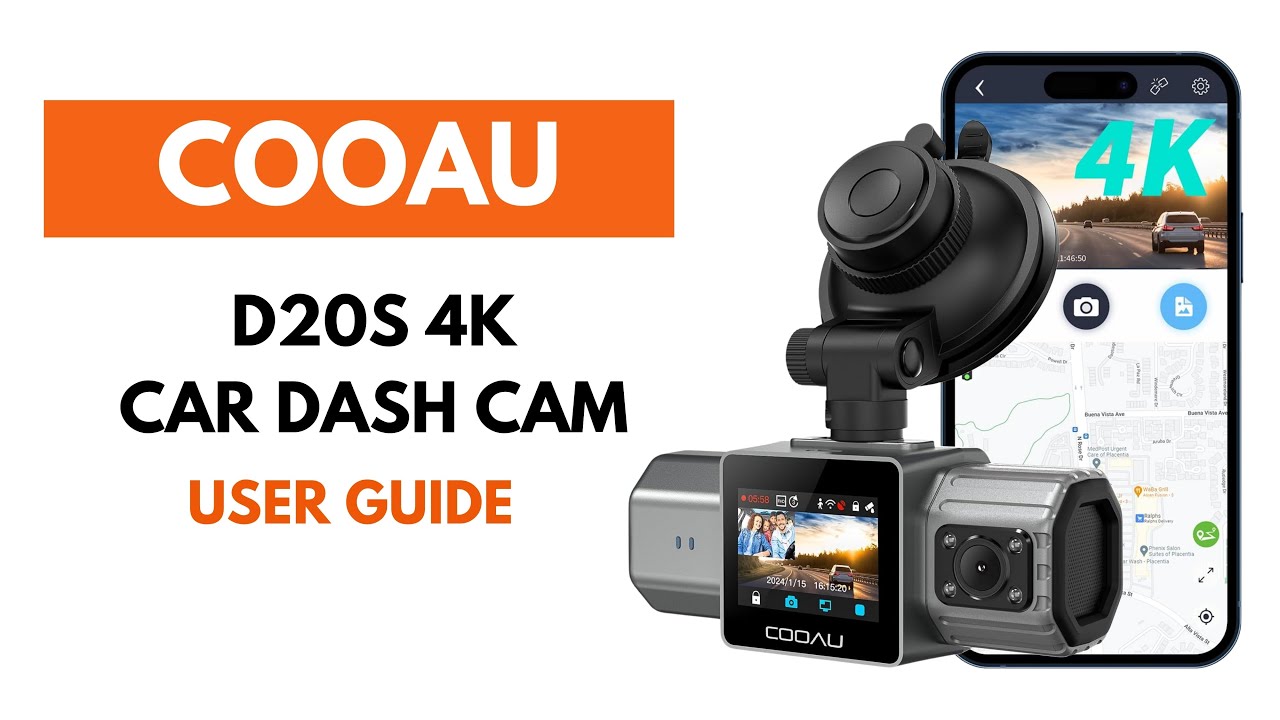 Установка и настройка: Руководство пользователя видеорегистратора COOAU D20S 4K