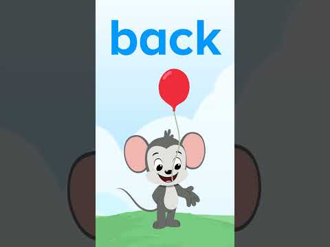 Kindergarten Sight Words: Back | ABCmouse #learning #education #sightwordsforkids #kindergarten