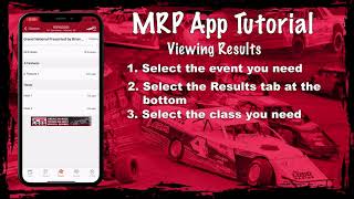 How to find race day results for an event