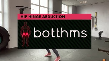 Hip Hinge Abduction with botthms Resistance Band – Booty Band Exercises botthms.com