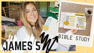 BIBLE STUDY WITH ME: JAMES 5💛...#faithfriday