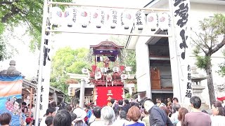 2014 戸田まつり 三之割 鈴宮社山車 からくり(文字書き)