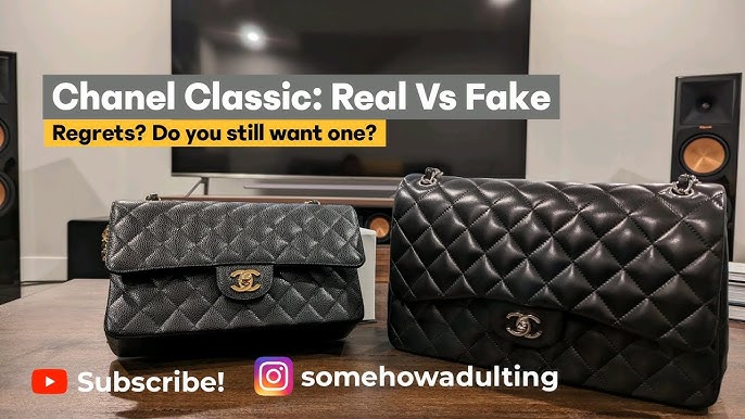 We asked, you answered! Here's an authentic vs. fake Chanel Flap