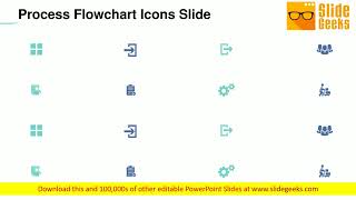 Process Flowchart Icons Slide Ppt Powerpoint Presentation Icon Slides