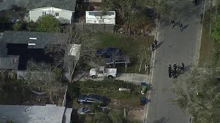 AERIAL: Person in custody after Tampa shooting leaves 1 dead, 2 injured