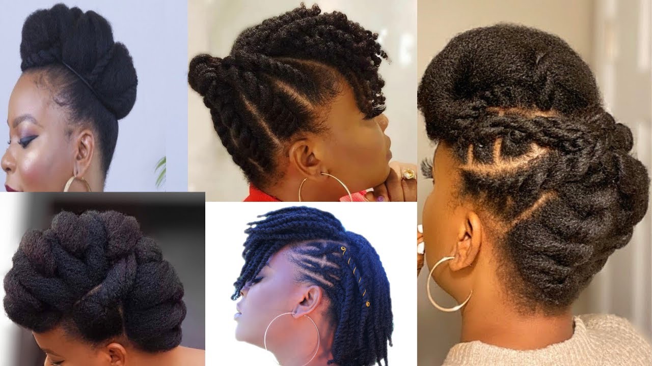 🔥🔥AMAZING & SIMPLE TRENDY NATURAL HAIR STYLES COMPILATION - 2020 ...