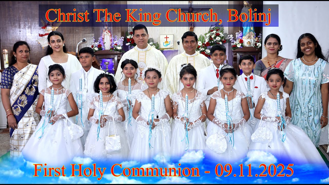 Bsol Inj First Holy Communion - Bolinj Church - YouTube