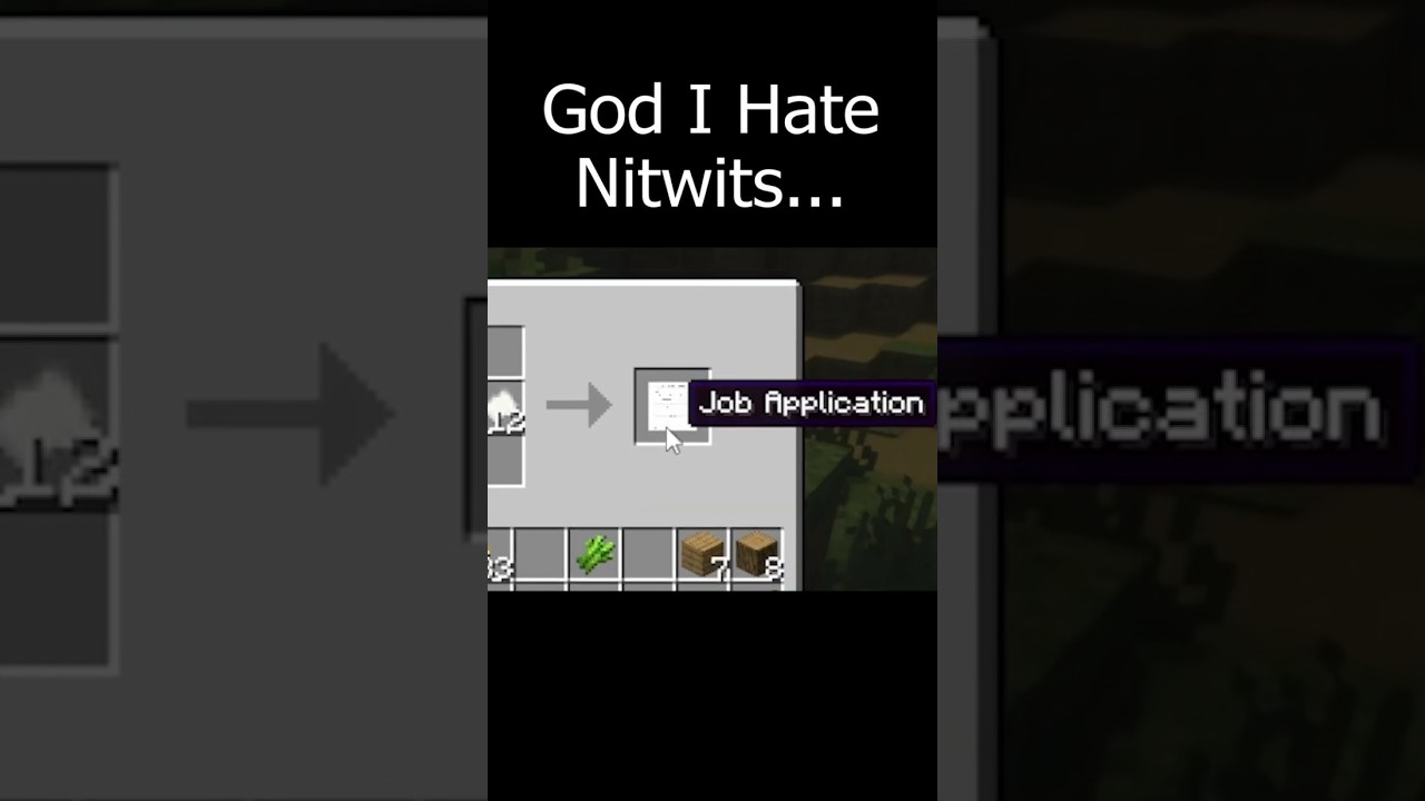 Job Application Recipe for Nitwits 