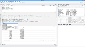 How to Partition a Dataset Exactly into Train, Validation, and Test Datasets in R. [HD]