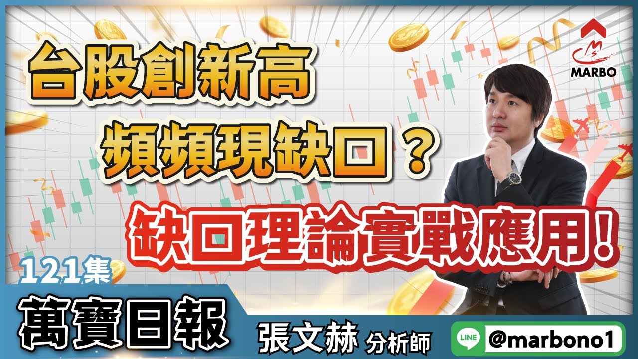 台股創新高頻頻現缺口？缺口理論實戰應用! #張文赫分析師 #萬寶日報