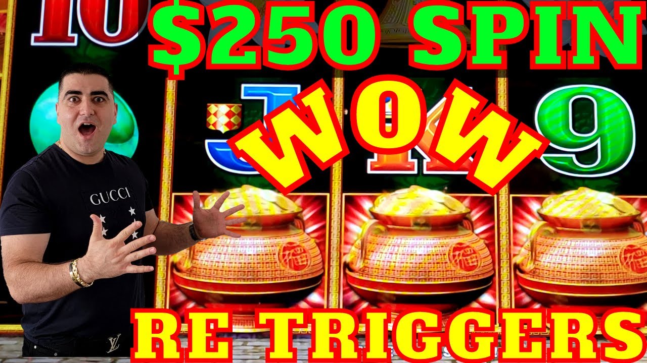 It Retriggered Twice On $250 Spin u0026 I Won MASSIVE JACKPOT