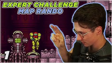Expert Challenge Map Rando | Super Metroid | #1