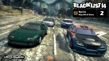 Blacklist 14 | 2nd Sprint | NFS Most Wanted 2005 | #nfs #nfsmw #nfsmostwanted #gaming #blacklist