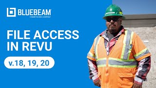 File Access in Revu (v.18, 19, 20)
